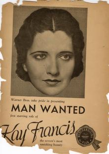 Thumbnail image of a page from Man Wanted (Warner Bros.)