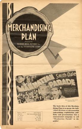 Pressbook for Manhattan Parade  (1931)