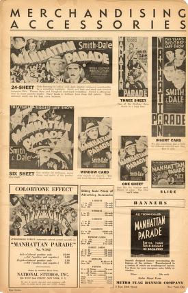 Thumbnail image of a page from Manhattan Parade (Warner Bros.)