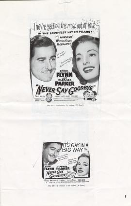 Thumbnail image of a page from Never Say Goodbye(Warner Bros.)