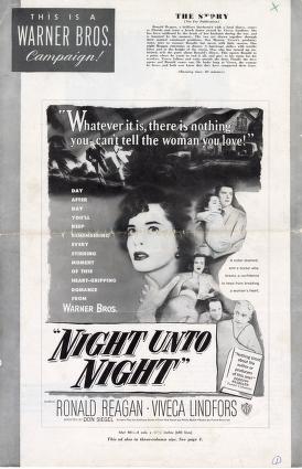 Thumbnail image of a page from Night Unto Night(Warner Bros.)