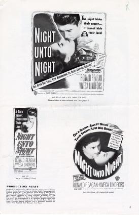 Thumbnail image of a page from Night Unto Night(Warner Bros.)