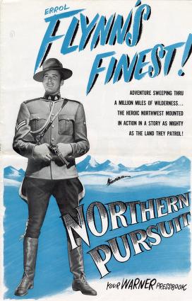 Pressbook for Northern Pursuit (1943)