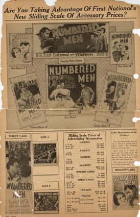 Thumbnail image of a page from Numbered Men(Warner Bros.)
