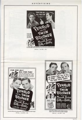 Thumbnail image of a page from Penrod and His Twin Brother (Warner Bros.)