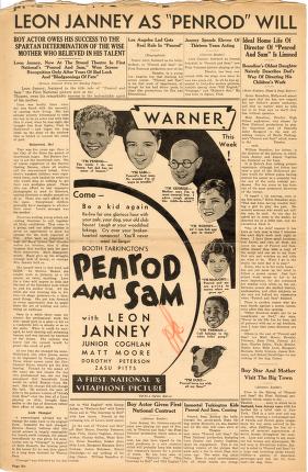 Thumbnail image of a page from Penrod and Sam (Warner Bros.)