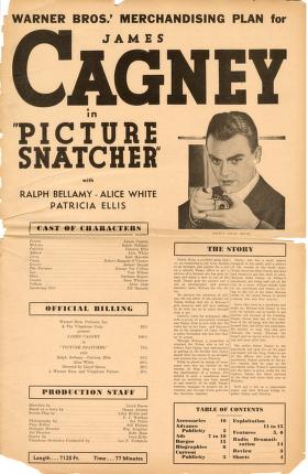 Picture Snatcher (Warner Bros. Pressbook, 1933)
