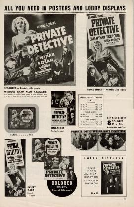 Thumbnail image of a page from Private Detective (Warner Bros.)
