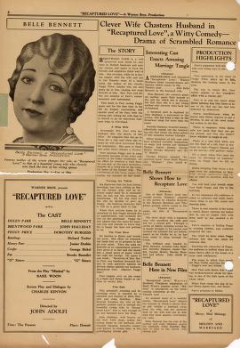Thumbnail image of a page from Recaptured Love (Warner Bros.)