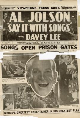 Pressbook for Say it with Songs  (1929)