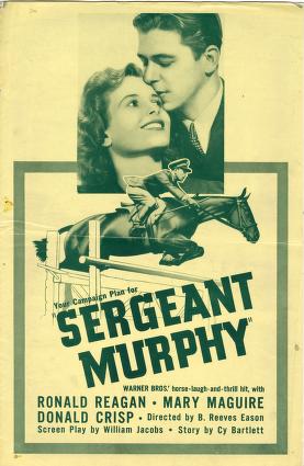 Pressbook for Sergeant Murphy  (1938)