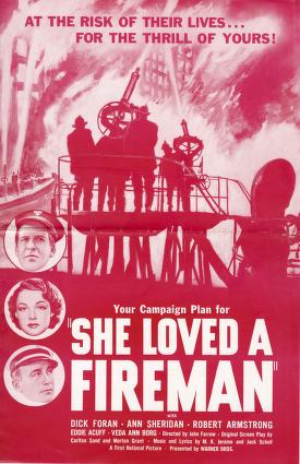 Thumbnail image of a page from She Loved a Fireman (Warner Bros.)