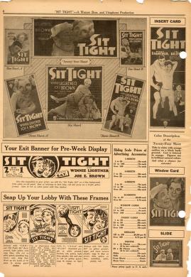 Thumbnail image of a page from Sit Tight (Warner Bros.)