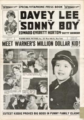 Pressbook for Sonny Boy  (1929)