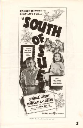 Thumbnail image of a page from South of Suez (Warner Bros.)