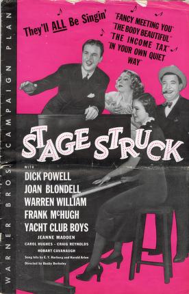 Stage Struck (Warner Bros. Pressbook, 1936)