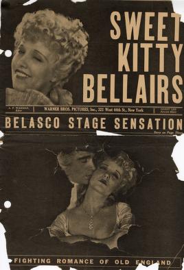 Pressbook for Sweet Kitty Bellairs  (1930)