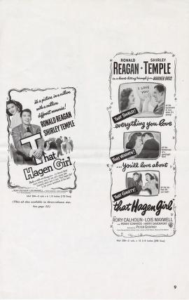 Thumbnail image of a page from That Hagen Girl (Warner Bros.)