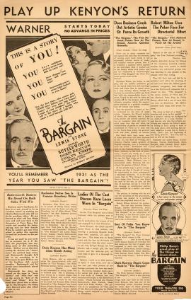 Thumbnail image of a page from The Bargain (Warner Bros.)