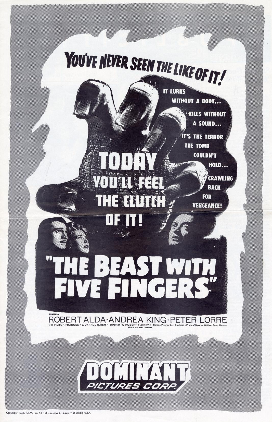 The Beast with Five Fingers (Warner Bros.)