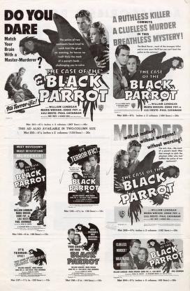 Thumbnail image of a page from The Case of the Black Parrot (Warner Bros.)