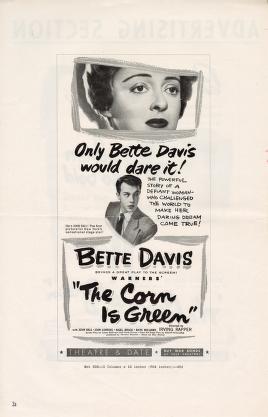 Thumbnail image of a page from The Corn Is Green (Warner Bros.)