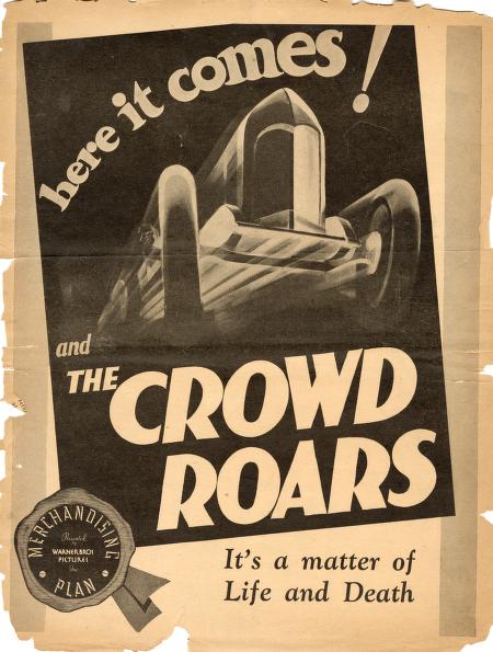 Pressbook for The Crowd Roars  (1932)