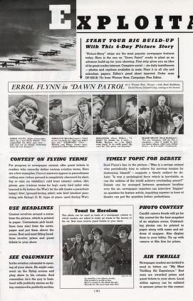 Thumbnail image of a page from The Dawn Patrol (Warner Bros.)