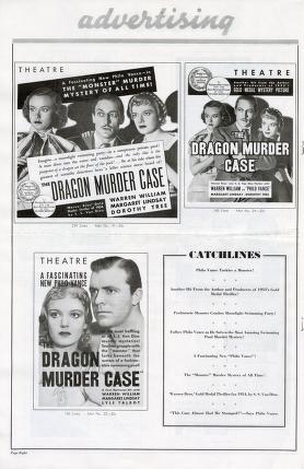 Thumbnail image of a page from The Dragon Murder Case (Warner Bros.)