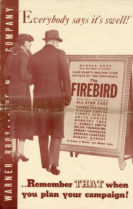 Pressbook for The Firebird  (1934)