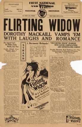 Pressbook for The Flirting Widow  (1930)