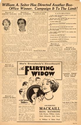Thumbnail image of a page from The Flirting Widow (Warner Bros.)