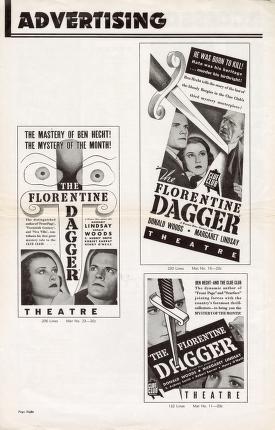 Thumbnail image of a page from The Florentine Dagger (Warner Bros.)