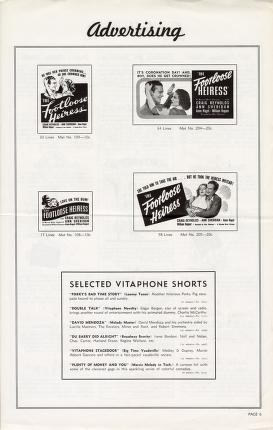 Thumbnail image of a page from The Footloose Heiress (Warner Bros.)