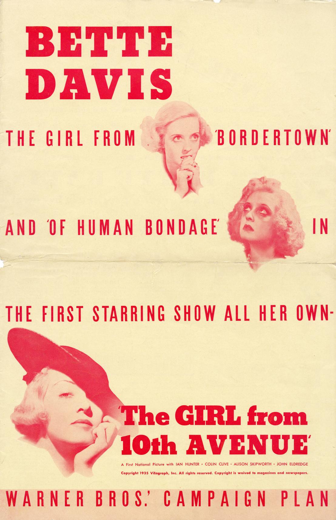The Girl from 10th Avenue (Warner Bros.)