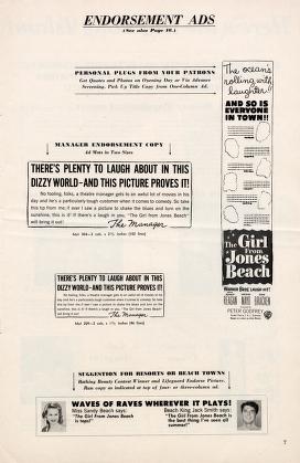 Thumbnail image of a page from The Girl from Jones Beach (Warner Bros.)