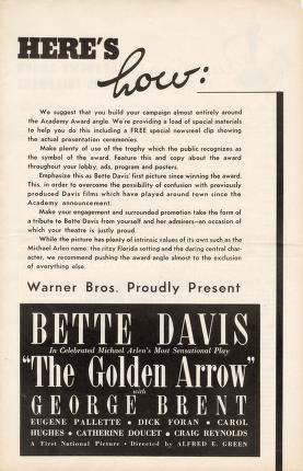 Thumbnail image of a page from The Golden Arrow (Warner Bros.)