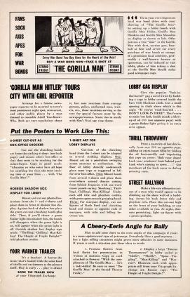 Thumbnail image of a page from The Gorilla Man (Warner Bros.)