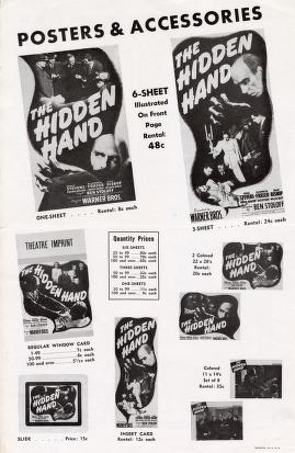 Thumbnail image of a page from The Hidden Hand (Warner Bros.)