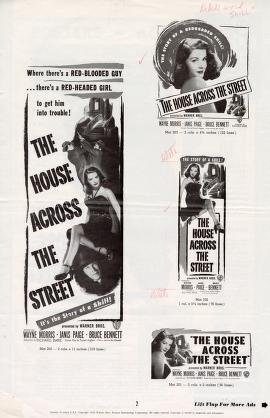 Thumbnail image of a page from The House across the Street (Warner Bros.)