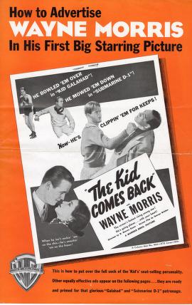 Pressbook for The Kid Comes Back  (1938)