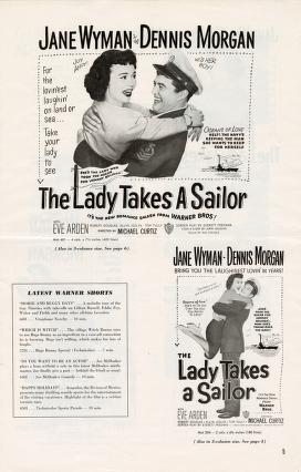 Thumbnail image of a page from The Lady Takes a Sailor (Warner Bros.)