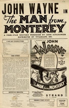 Thumbnail image of a page from The Man from Monterey (Warner Bros.)