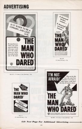 Thumbnail image of a page from The Man Who Dared (Warner Bros.)