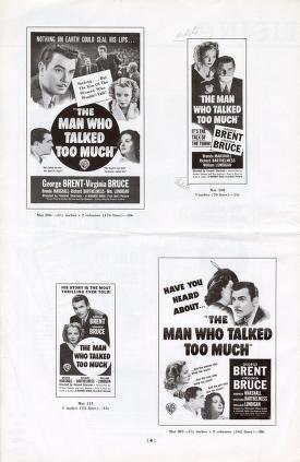 Thumbnail image of a page from The Man Who Talked Too Much (Warner Bros.)