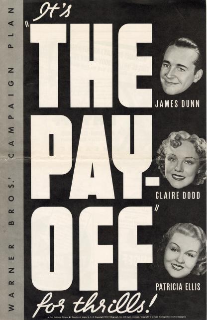 Pressbook for The Payoff  (1935)