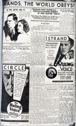 Thumbnail image of a page from The Ruling Voice (Warner Bros.)
