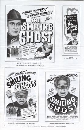 Thumbnail image of a page from The Smiling Ghost (Warner Bros.)