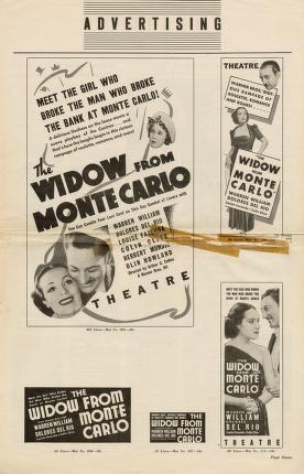 Thumbnail image of a page from The Widow from Monte Carlo (Warner Bros.)