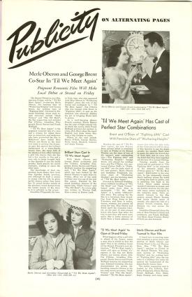 Thumbnail image of a page from Til We Meet Again (Warner Bros.)